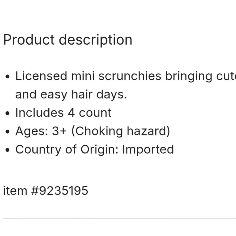Strawberry‎ Shortcake Mini Scrunchies Set